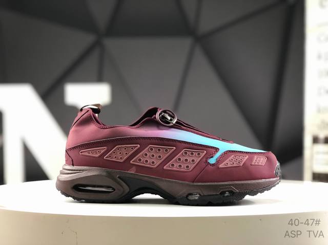 耐克 Nike Air Max Sndr Black Metallic Silver 森德系列低帮气垫百搭增高休闲运动慢跑鞋 货号：Hj8080-046 尺码：