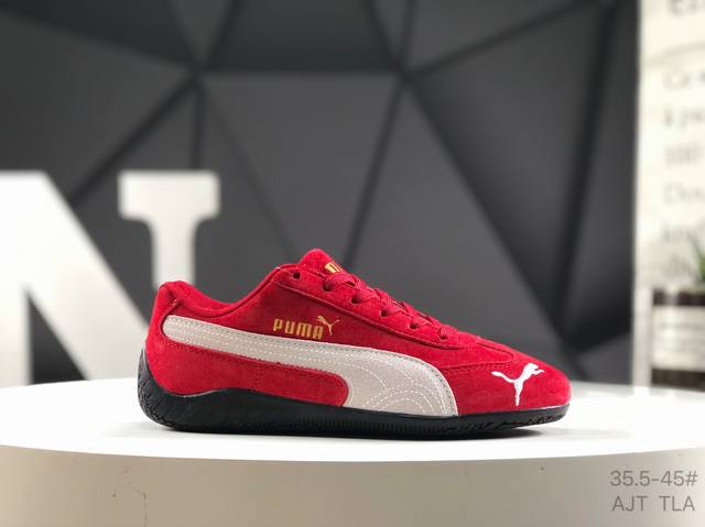 原 降 Puma 彪马 Speedcat 小红书爆款 低帮休闲鞋 全新订单 私模开发 高端零售专供品质 区别市场货 货号：398846-02 尺码：35.5 3
