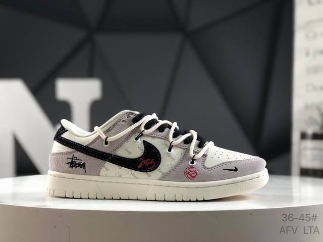 公司级带半码Nike Sb Dunk Low 绑带 周年高端定制 低帮休闲板鞋 定制鞋盒 大厂纯原品质出货 超高清洁度 皮料切割干净无任何毛边 细节完美 货号：