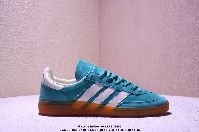 简介：真标阿迪达斯 Adidas Originals Handball Spzl 低帮 舒适潮流轻便耐磨防滑低帮板鞋男女同款 1979年，阿迪达斯创造了Hand