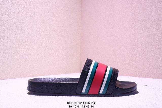 Gucci古驰 厚底套脚一字拖鞋尺码：39-45 Xm0611Q612