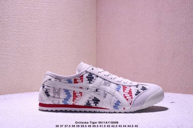 公司级Onitsuka Tiger鬼塚虎 Mexico 66 Slip-On 一脚蹬低帮夏季透气运动休闲鞋 货号:1183B648- 尺码:36 37 37.5
