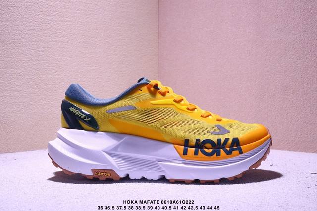公司级Hoka M Mafate X全新配色 山地运动跑步鞋 尺码:36 36.5 37.5 38 38.5 39 40 40.5 41 42 42.5 43