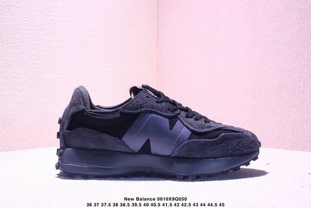 New Balance Ms327 复古休闲运动慢跑鞋 完美清洁度 全新 New Balance 327 系列，以更纯粹的复古风格设计打造的全新造型。侧身还以解