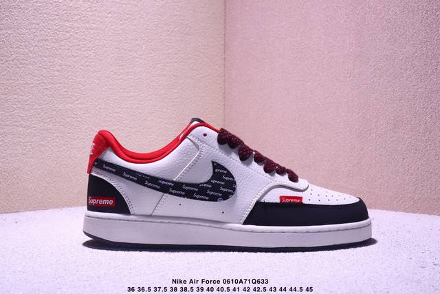 Nike Air Force 1 Low 07黑白-Sup联名 原楦头原纸板 打造纯正低帮空军版型 专注外贸渠道 这款联名是设计与创意完美结合 融合多方的个性风