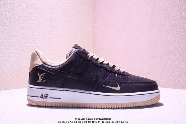 海外限量发售！公司级Nike Air Force 1 '07 Low Lv联名-咖啡粽 空军一号低帮 运动鞋 休闲鞋 折边针车 工艺难度大 原楦头原纸板 原装鞋