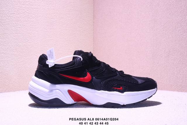 真标耐克Nk Air Pegasus Al8舒适百搭耐磨透气低帮跑步鞋时尚厚底老爹鞋 专为跑者打造的熟悉弹力脚感再度回归 助你攻克各种目标 再不然 也能为你增添