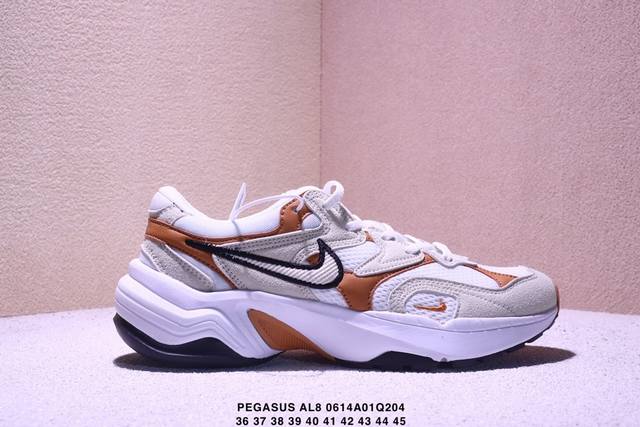 真标耐克Nk Air Pegasus Al8舒适百搭耐磨透气低帮跑步鞋时尚厚底老爹鞋 专为跑者打造的熟悉弹力脚感再度回归 助你攻克各种目标 再不然 也能为你增添
