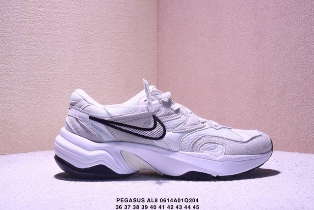 真标耐克Nk Air Pegasus Al8舒适百搭耐磨透气低帮跑步鞋时尚厚底老爹鞋 专为跑者打造的熟悉弹力脚感再度回归 助你攻克各种目标 再不然 也能为你增添