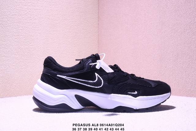 真标耐克Nk Air Pegasus Al8舒适百搭耐磨透气低帮跑步鞋时尚厚底老爹鞋 专为跑者打造的熟悉弹力脚感再度回归 助你攻克各种目标 再不然 也能为你增添