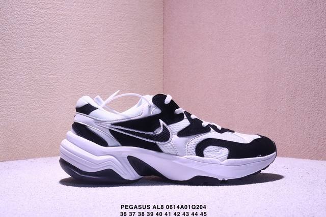 真标耐克Nk Air Pegasus Al8舒适百搭耐磨透气低帮跑步鞋时尚厚底老爹鞋 专为跑者打造的熟悉弹力脚感再度回归 助你攻克各种目标 再不然 也能为你增添
