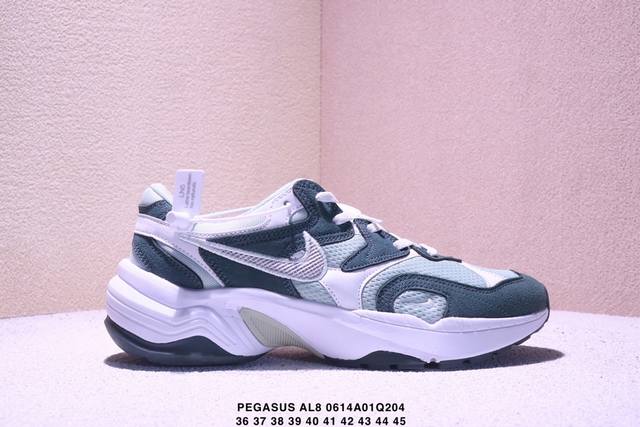 真标耐克Nk Air Pegasus Al8舒适百搭耐磨透气低帮跑步鞋时尚厚底老爹鞋 专为跑者打造的熟悉弹力脚感再度回归 助你攻克各种目标 再不然 也能为你增添