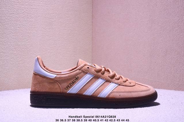 Ad Handball Spezial 复古单品 阿迪达斯经典款复古休闲板鞋 #原厂原档案开发出品 皮料切割干净无任何毛边 鞋型细节完美 超高清洁度 货号：Bd