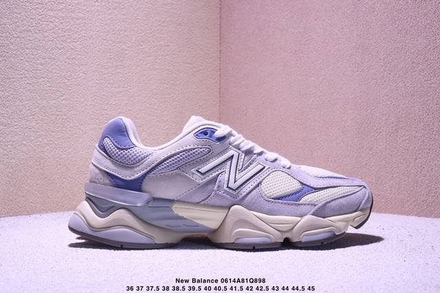 公司级New Balance 公司级版本 Nb9060 联名款 复古休闲运动慢跑鞋 鞋款灵感源自设计师本人对夏日的怀日回忆。鞋面大身由空间双格及磨砂鞋面拼接而生