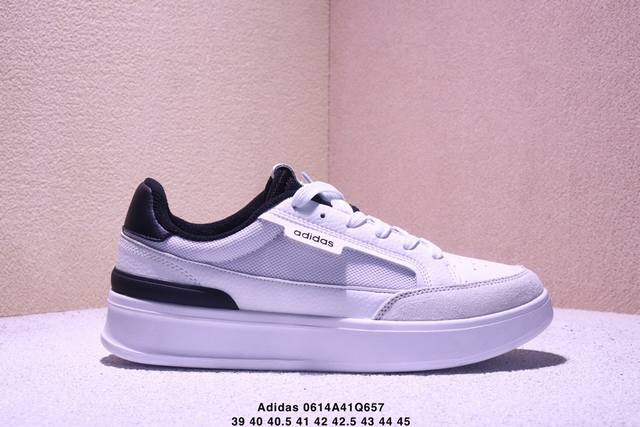 39-45真标半码 Adidas阿迪达斯全粒面缓震中底防滑外底后跟设计休闲运动鞋 Xm0614Q657