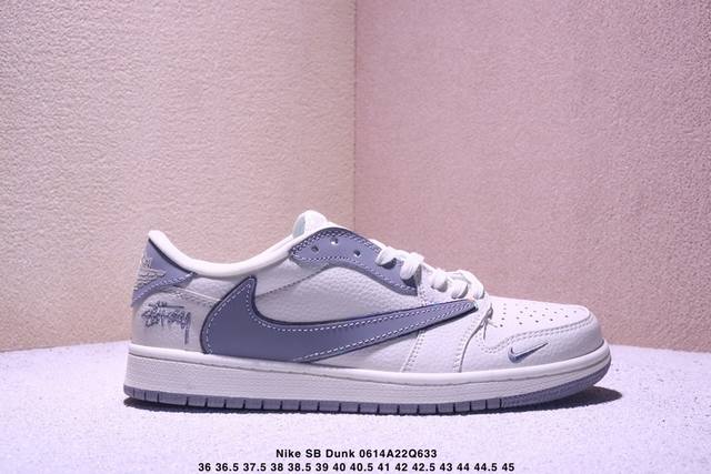 海外爆款限量发售！公司级 Nike Sb Dunk Low“Lv联名 灰白闪影勾配色” 高端定制 低帮休闲板鞋 定制鞋盒 大厂纯原品质出货 超高清洁度 皮料切割