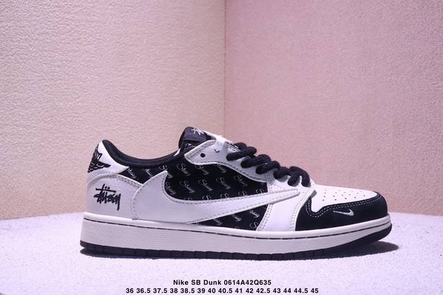 海外爆款限量发售！公司级 Nike Sb Dunk Low“北面联名-黑白黑勾黑勾” 周年高端定制 低帮休闲板鞋 定制鞋盒 大厂纯原品质出货 超高清洁度 皮料切