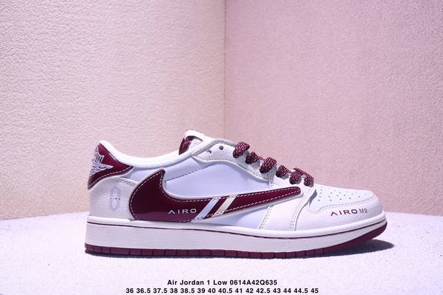 海外爆款限量发售！Travis Scott X Fragment Design X Jordan Air Jordan 1 Low Og Sp “迪奥联名 化石