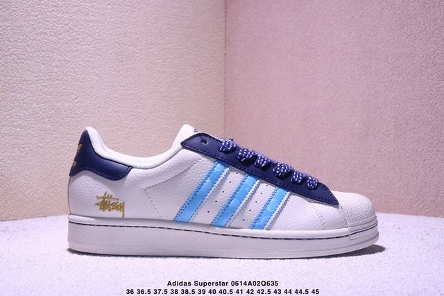 海外爆款限量发售！高端定制 阿迪达斯Adidas三叶草&Gucci Originals Superstar贝壳头系列“Bape猿人头联名 迷彩灰”低帮经典百搭休