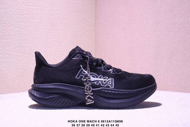 公司级Hoka One One Mach 6 低帮专业越野跑步鞋 实拍首发 相较于前几代Mafate包裹感更好 跟其他系列比起来更加舒适 鞋底防滑性能在下坡的石