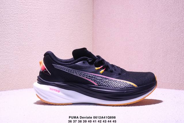 公司级Puma Deviate Nitro 3 彪马 缓震训练跑鞋透气 舒适防滑耐磨 低帮 休闲跑步鞋 货号:378449-02 尺码:36-45 Xm0613