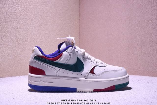 耐克W Nike Gamma Force兼顾舒适脚感和出众风范，演绎匠心之作。结构性的支撑贴合感结合复古篮球设计，塑就场外全明星风范。 货号：Fq2766- 尺