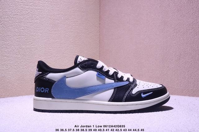 海外爆款限量发售！Travis Scott X Fragment Design X Jordan Air Jordan 1 Low Og Sp “巴黎世家联名