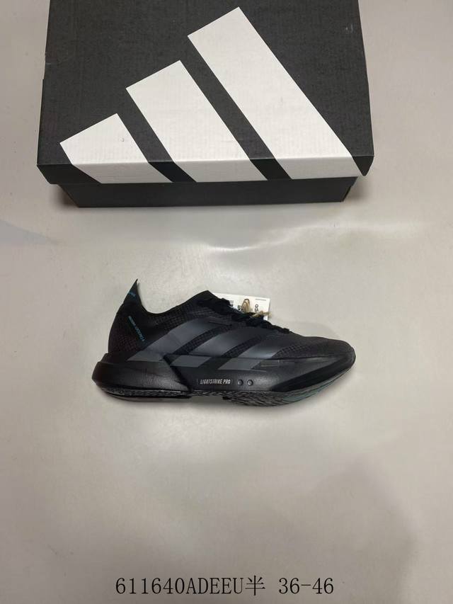 Adidas阿迪达斯Adidas Adizero Adios Pro 4代 碳柱耐磨减震专业跑步鞋 611640Adeeu半 36-46