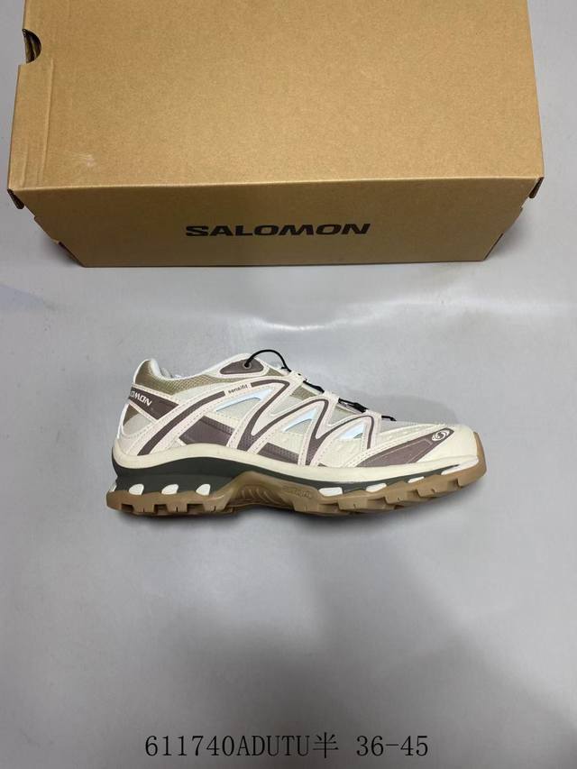 萨洛蒙 Salomon 欧索莱环保去臭环型组合鞋垫，三层双层组合橡胶Acs科技全地形锯齿防滑大底 先行系列低帮城市越野机能透气休闲运动鞋 611740Adutu