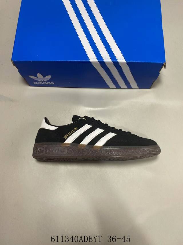 阿迪达斯 生胶 Adidas Spezial 复古休闲板鞋 全鞋采用猪八皮制作 牛筋耐磨大底 承载青春情怀的板鞋 货号 Db3021 611340Adeyt 3