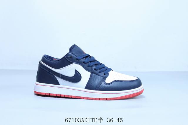 乔丹Air Jordan 1 Low Aj1 乔1低帮复古文化休闲运动篮球鞋 67103Adtte半 36-45