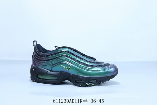 耐克Nike Wmns Air Max 97 Essential Sail Black Photon Dust 复古气垫百搭休闲运动慢跑鞋 货号 Im2174-