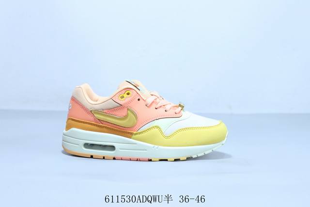 耐克 Nike Air Max 1 Prm 小气垫复古休闲跑步鞋 611530Adqwu半 36-46