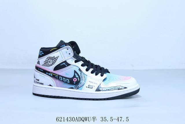 乔丹Air Jordan 1 Low Aj1 乔1高帮复古文化休闲运动篮球鞋机甲 货号 554724-082 621430Adqwu半 35.5-47.5