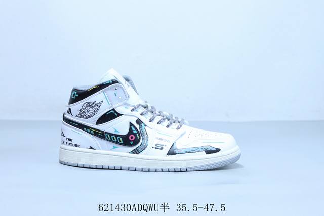 乔丹Air Jordan 1 Low Aj1 乔1高帮复古文化休闲运动篮球鞋机甲 货号 554724-082 621430Adqwu半 35.5-47.5