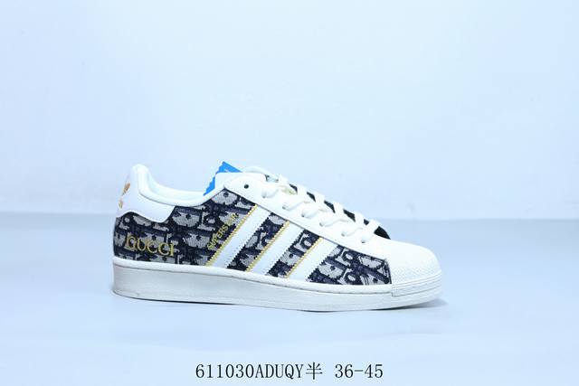 阿迪达斯Adidas Originals Superstar防滑耐磨轻便透气 低帮 贝壳头板鞋 货号 Bz2507 6 30Aduqy半 36-45