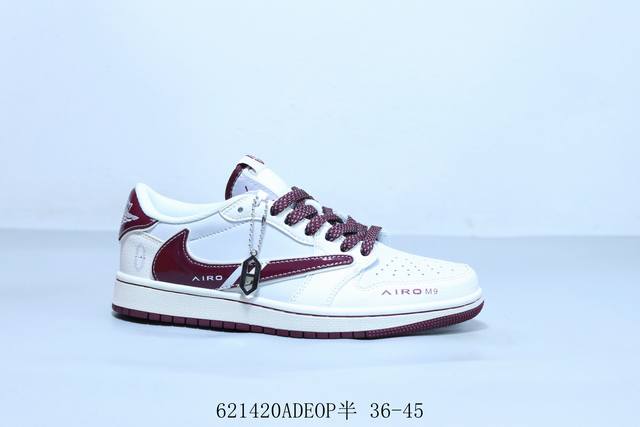 乔丹Air Jordan 1 Low Aj1 乔1低帮复古文化休闲运动篮球鞋倒勾 货号 Fc1688-239 621420Adeop半 36-45