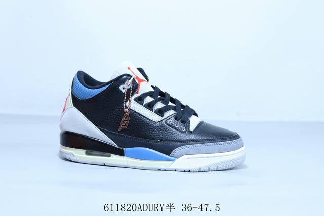 乔丹Air Jordan 3 Retro Black Gold . 迈克尔 乔丹Aj3代中帮复古休闲运动文化篮球鞋 货号 Ib8967-004 611820Ad