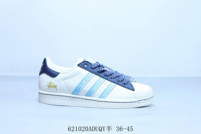 阿迪达斯Adidas Originals Superstar防滑耐磨轻便透气 低帮 贝壳头板鞋 货号 Hs3077 6 20Aduqy半 36-45