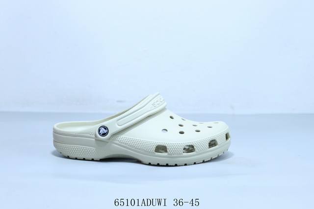 卡骆驰Crocs Classic Clog 卡骆驰全系列休闲沙滩洞洞拖鞋凉鞋 货号 209093-001 65101Aduwi 36-45