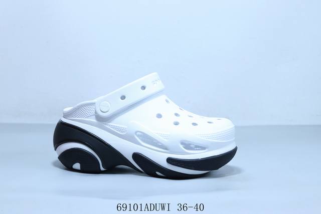 卡骆驰Crocs Classic Clog 5公分厚底卡骆驰全系列休闲沙滩洞洞拖鞋凉鞋 货号 2 6 Ws 69101Aduwi 36-40