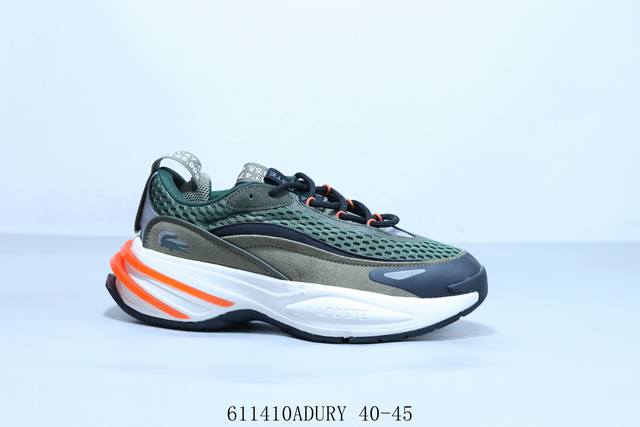 Lacoste法国鳄鱼23春夏L003 Neo老爹鞋跑步运动鞋 611410Adury 40-45