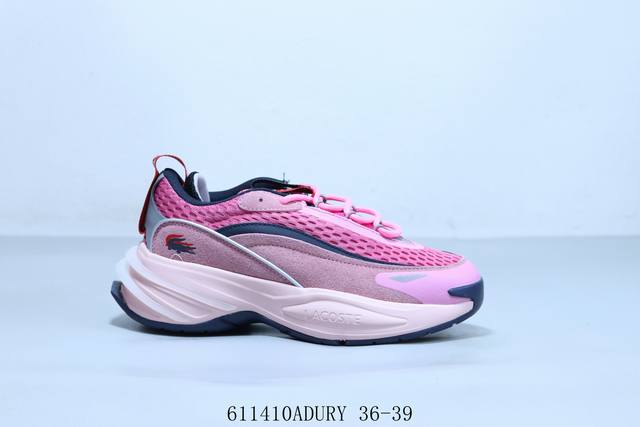Lacoste法国鳄鱼23春夏L003 Neo老爹鞋跑步运动鞋 611410Adury 36-39