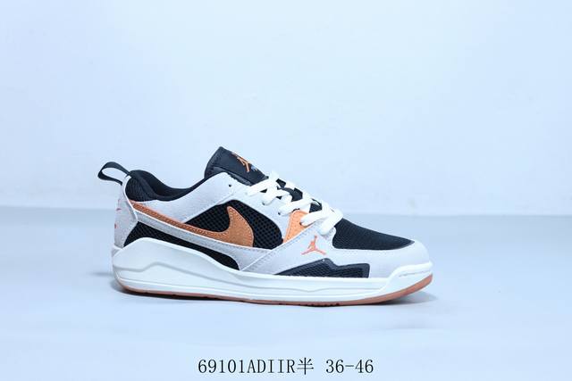 乔丹 Jordancmft Era 90 减震防滑 耐磨 低帮 运行休闲板鞋 货号 Hq0506-018 69101Adiir半 36-46
