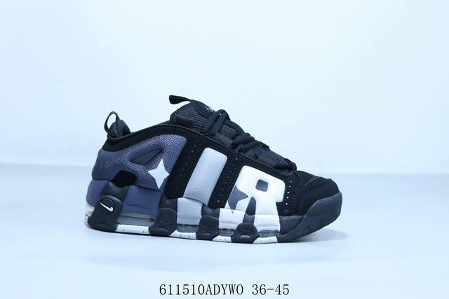 耐克Nk Wmns Air More Uptempo University Blue 大Air 皮蓬经典高街百搭篮球鞋 611510Adywo 36-45
