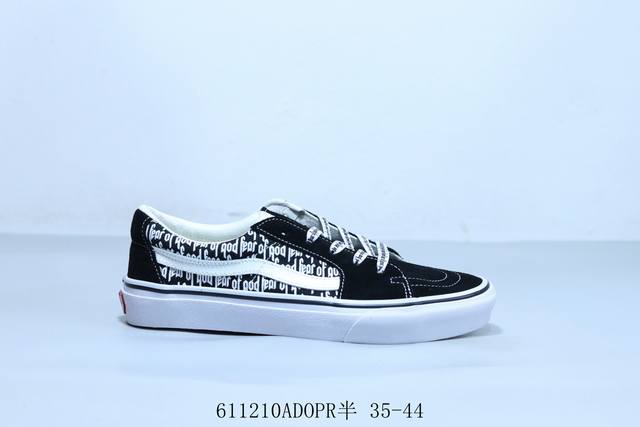 万斯 Vans Sk8-Low 范斯休闲帆布鞋经典百搭滑板鞋 611210Adopr半 35-44