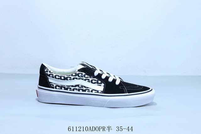 万斯 Vans Sk8-Low 范斯休闲帆布鞋经典百搭滑板鞋 611210Adopr半 35-44