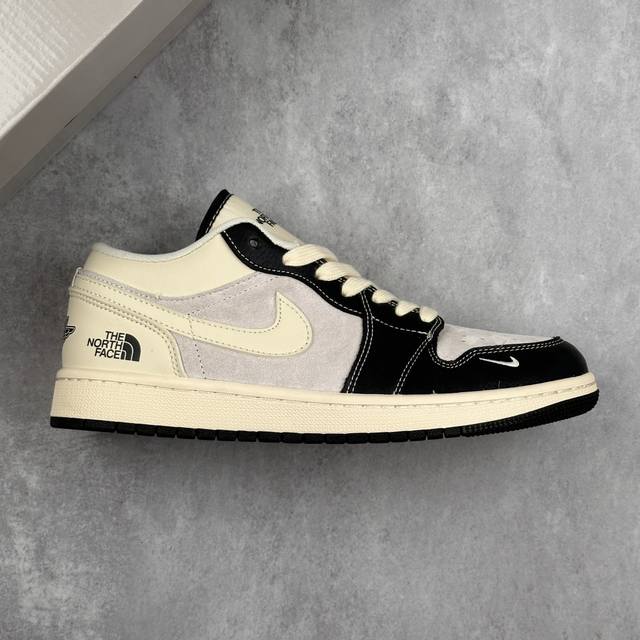 本地 核心私 公司级Nike Air Jordan 1 Low Aj1乔1 北面联名 低帮休闲板鞋 市场唯一独家头层皮打造 原鞋原档案开发 原厂皮料 原档冲孔鞋