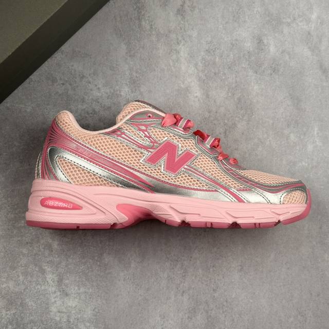 本地 核心私 New Balance Mr740 Nb新百伦系列复古老爹风休闲运动慢跑鞋 采用轻质牛剖革拼接透气网眼衬垫织物鞋面材质 T-Beam大底提供足步弓