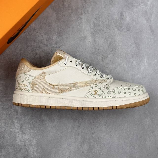 特价本地 核心私 Travis Scott X Fragment Design X Jordan Air Jordan 1 Low Og Sp Aj1 乔1Lv